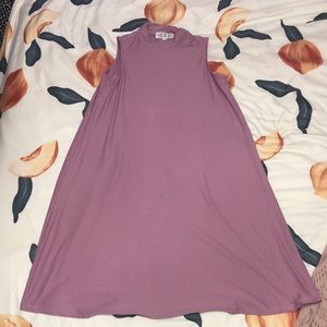 Pink sleeveless dress